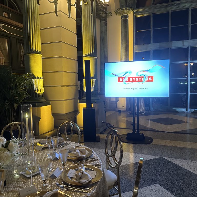 BAE Systems Anniversary party scene