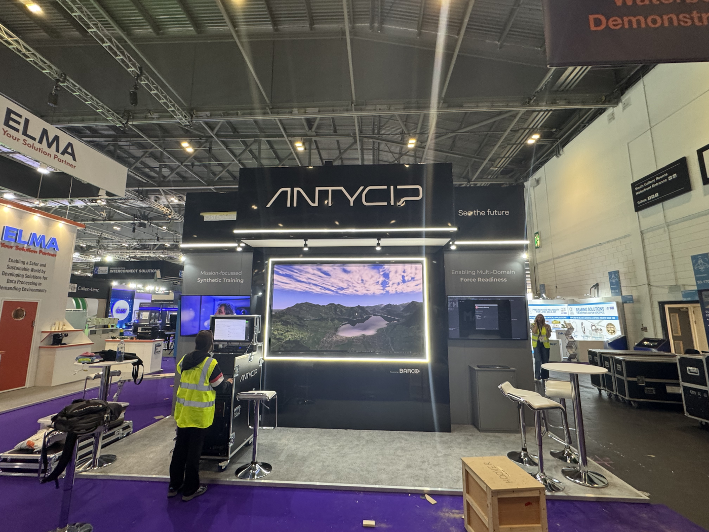 DSEI 2025 Stand Design | ST Engineering Antycip