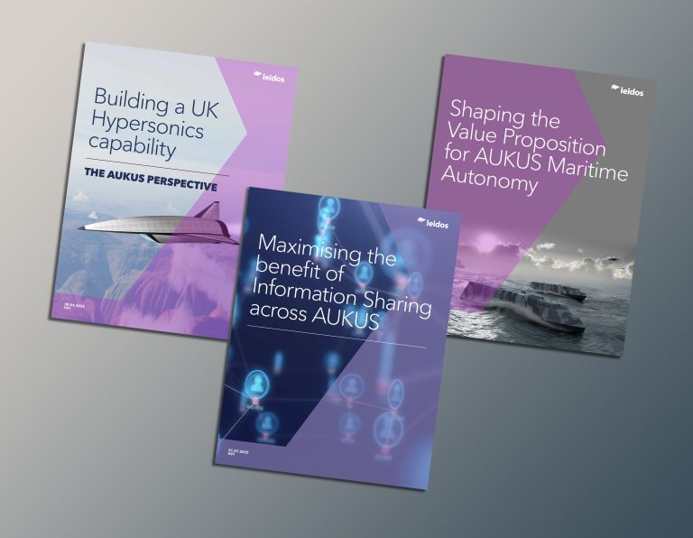 Three brochure covers