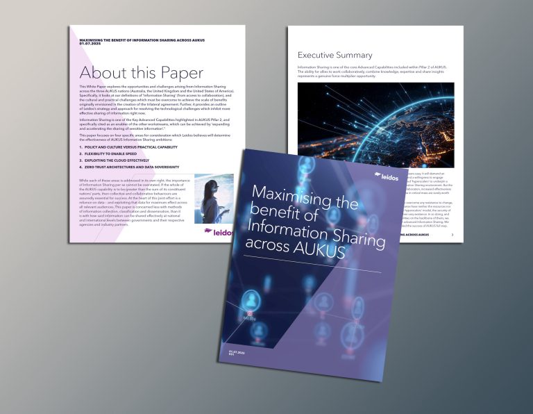 Leidos Aukus brochure