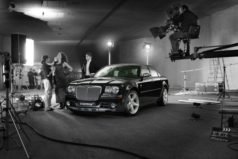 Brabus artwork showcasing Chrysler car